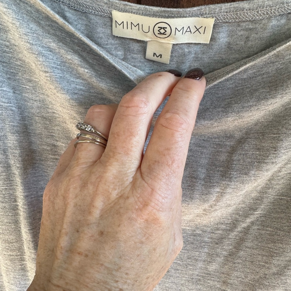 Mimu Maxi Gray Skirt Leggings